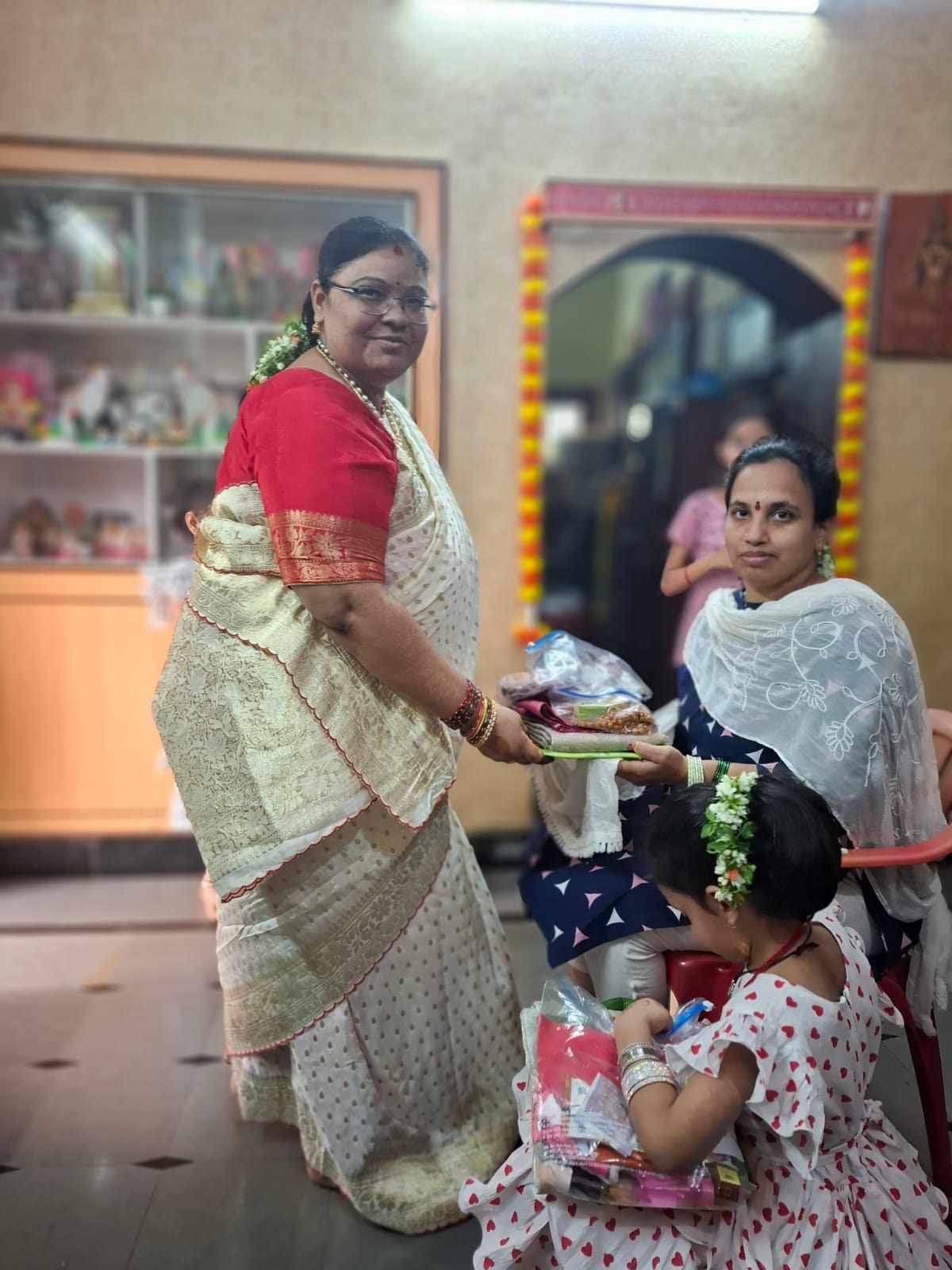 Suvasini And kumari pooja, In the eve of Sarannavarathri 2025