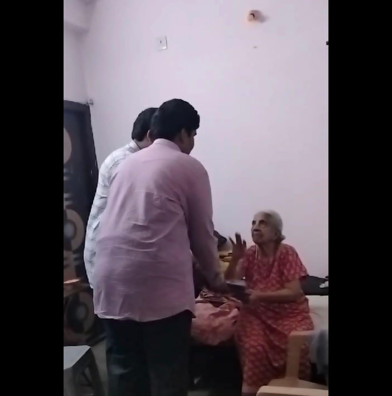 Distribution Of Cloths At Old Age Home At Champapet Organized By M/S Vathsalyavalli Foundation In the Eve of Ugadi 2025